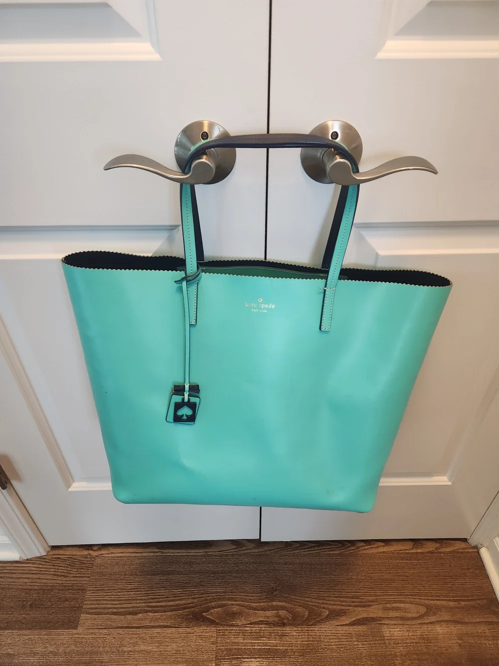 kate spade Minty Teal Leather Tote